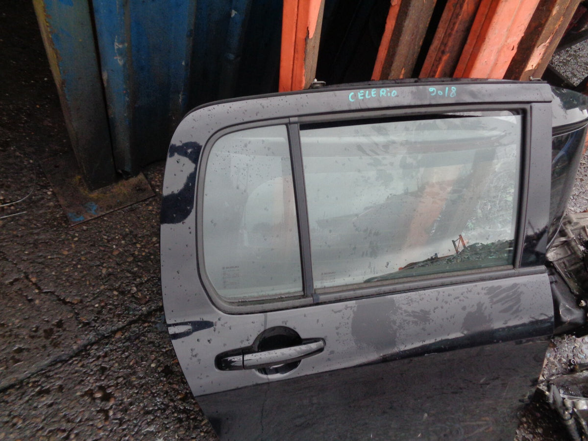 SUZUKI CELERIO 2018 COMPLETE DRIVER OFF SIDE REAR DOOR BLACK