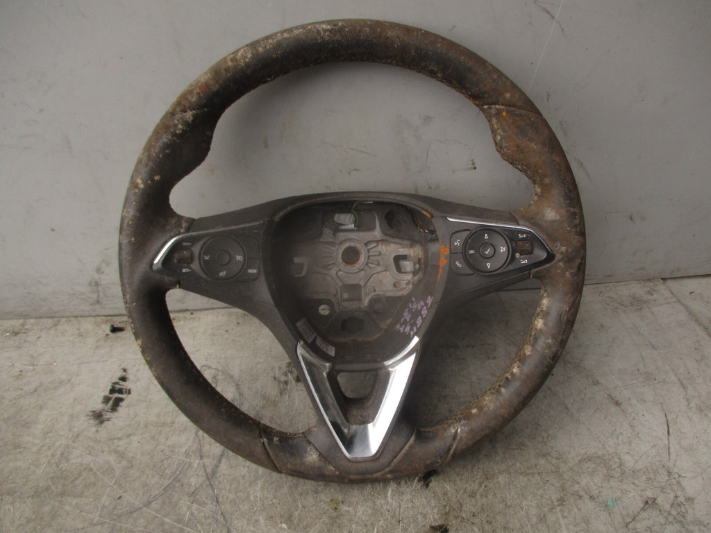 2018 VAUXHALL GRANDLAND X SE 1.6 3 SPOKE MULTIFUNCTION STEERING WHEEL 34216390C