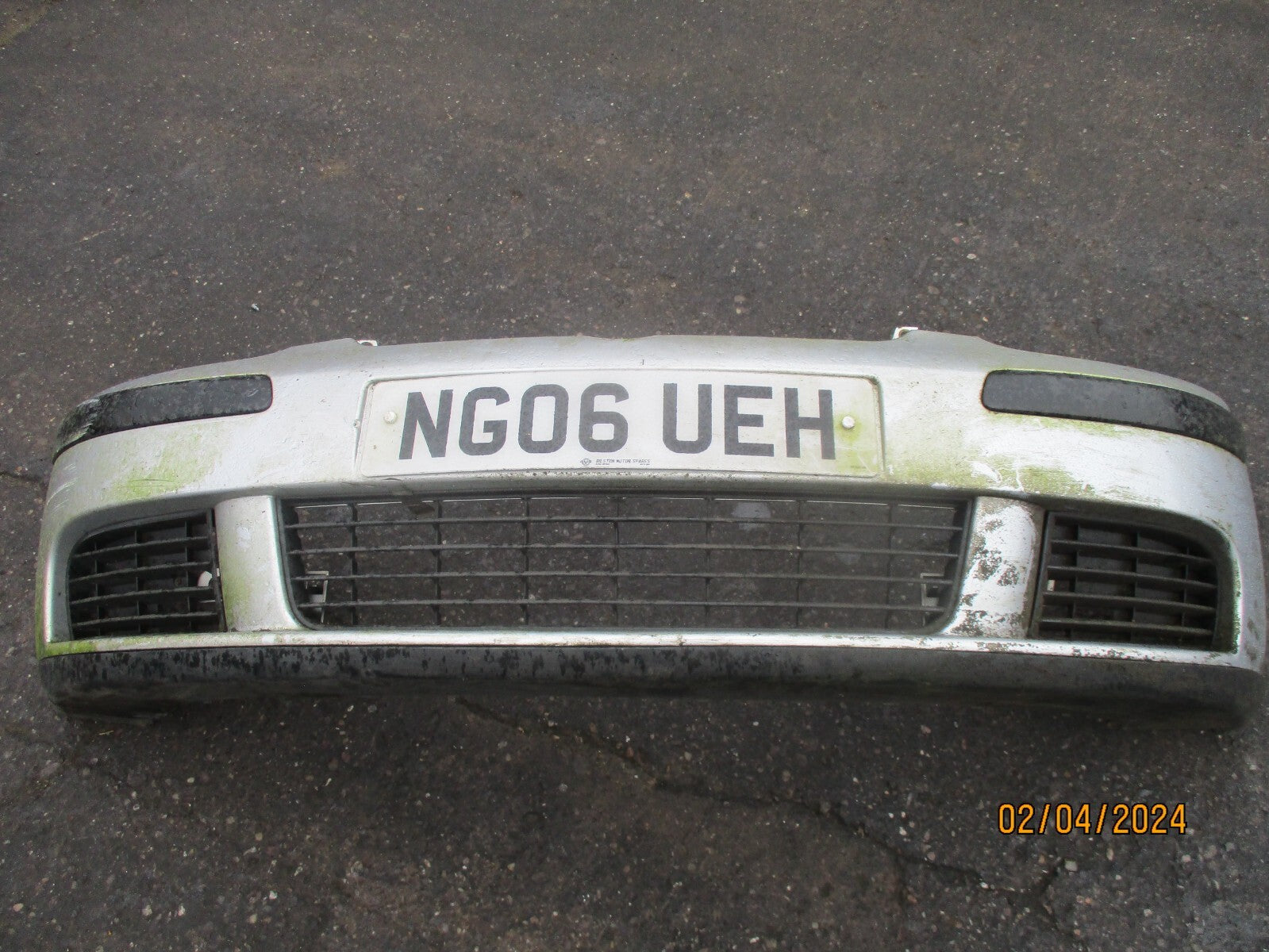 2006 VW VOLKSWAGEN GOLF MK5 FRONT BUMPER SILVER