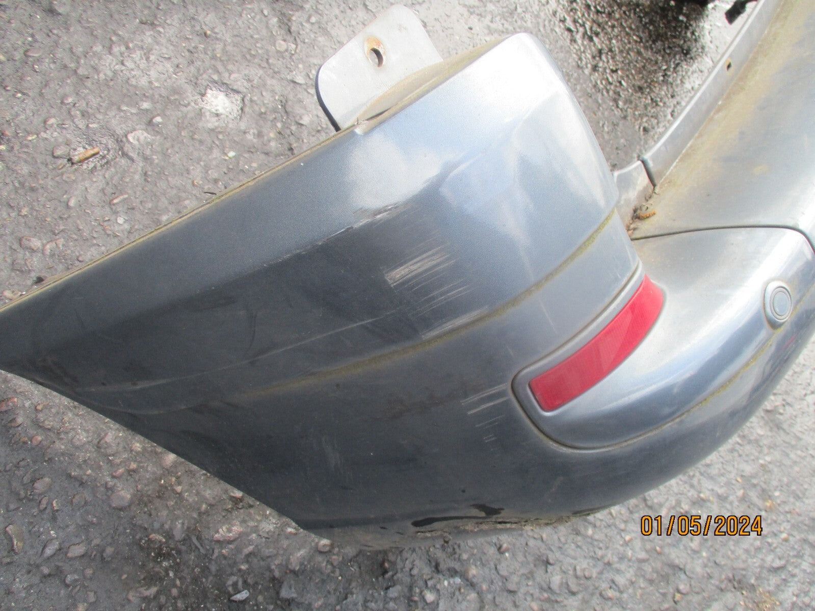 CITROEN C8 MK2 2007 REAR COMPLETE BUMPER GREY