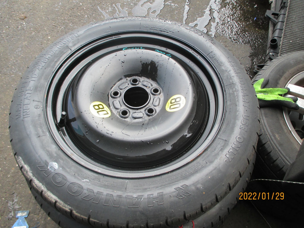 FORD FOCUS 2007 16 INCH SPACESAVER WHEEL WITH TYRE T125/85R16
