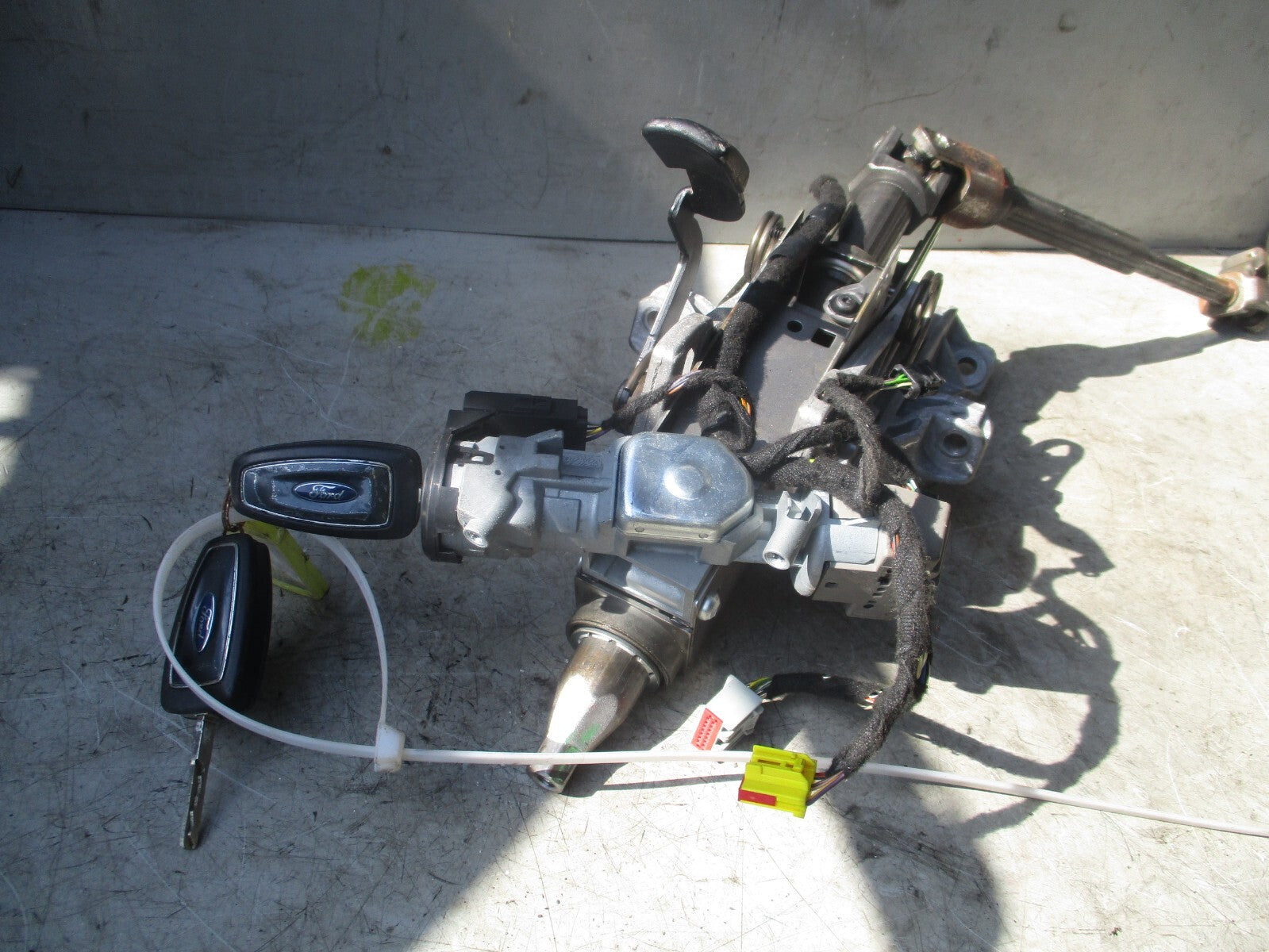 2013 FORD MONDEO MK4 STEERING COLUMN WITH KEY 7G9N3C529EJ