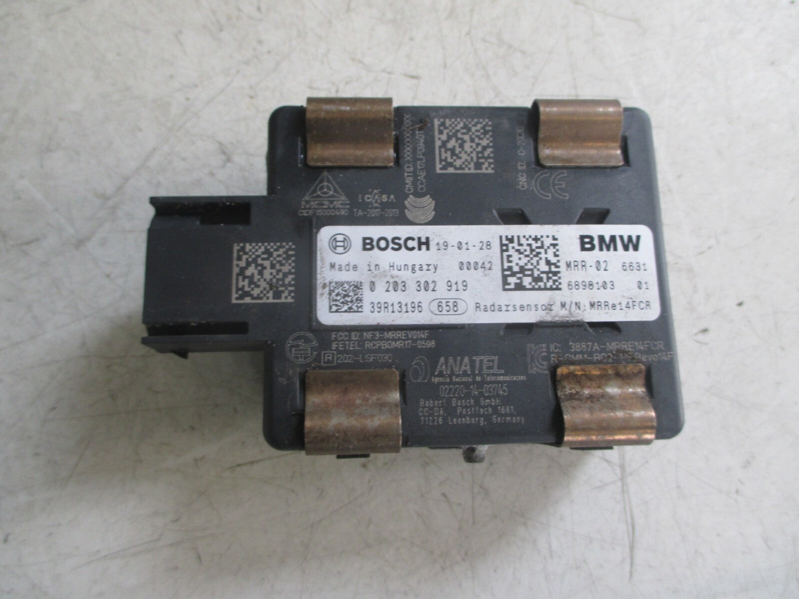 BMW 3 SERIES G20 2019 FRONT BUMPER RADAR SENSOR 6898103