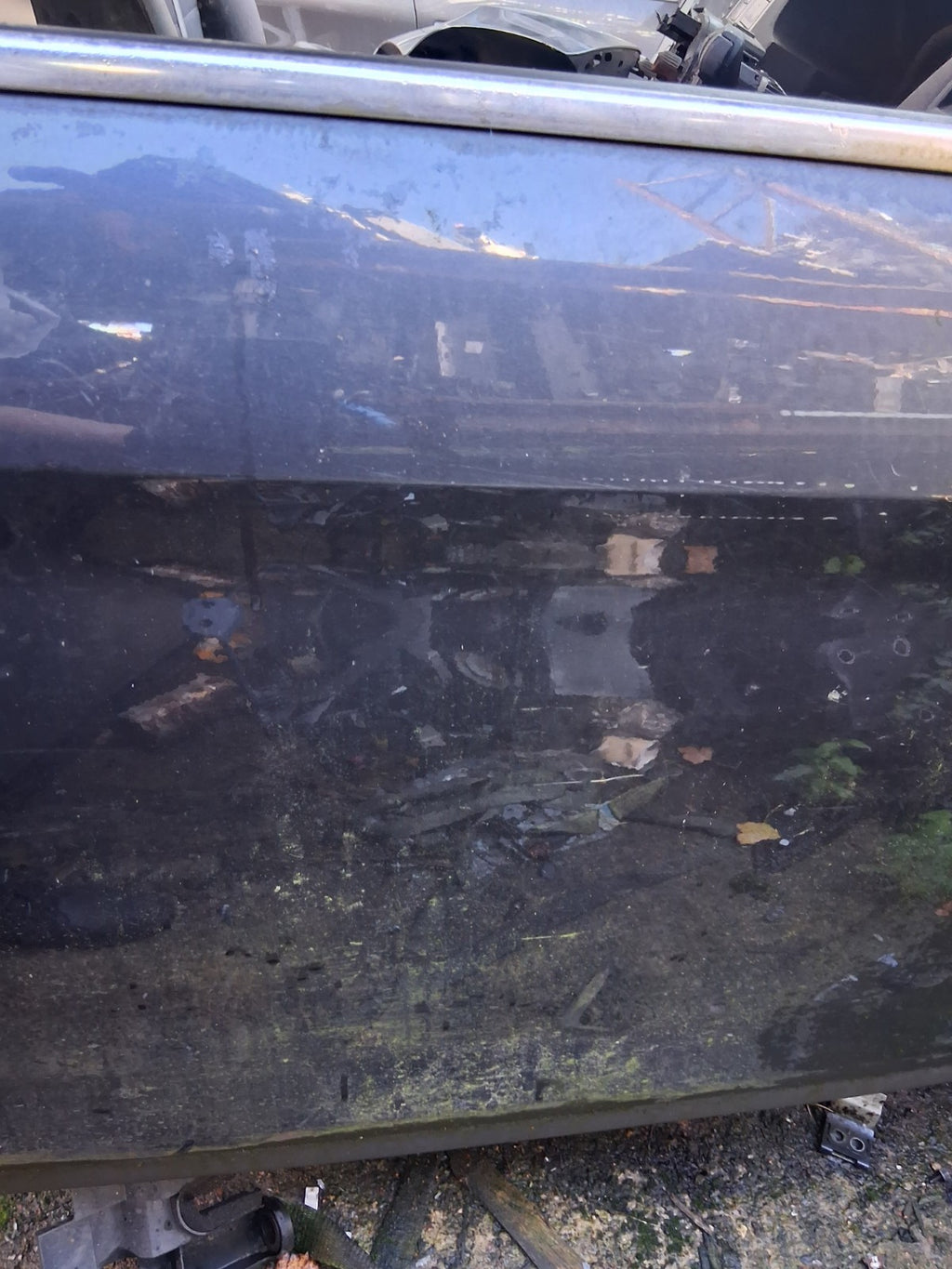 2009 FORD KUGA MK1 OSF DRIVER SIDE FRONT RIGHT COMPLETE DOOR SHELL SEA GREY H8
