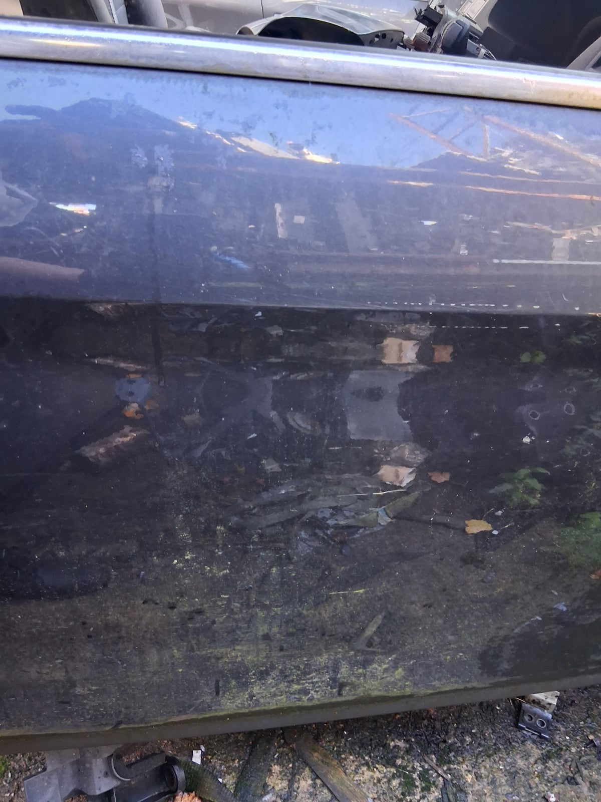 2009 FORD KUGA MK1 OSF DRIVER SIDE FRONT RIGHT COMPLETE DOOR SHELL SEA GREY H8