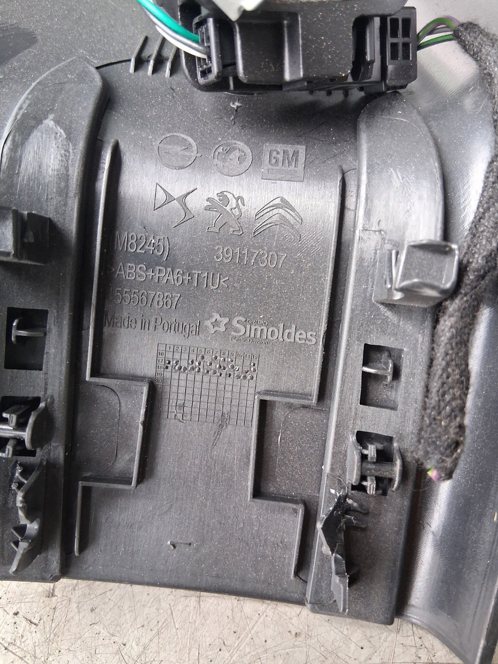 VAUXHALL CROSSLAND X 2018 REAR VIEW MIRROR WITH BACK COVER 39117307