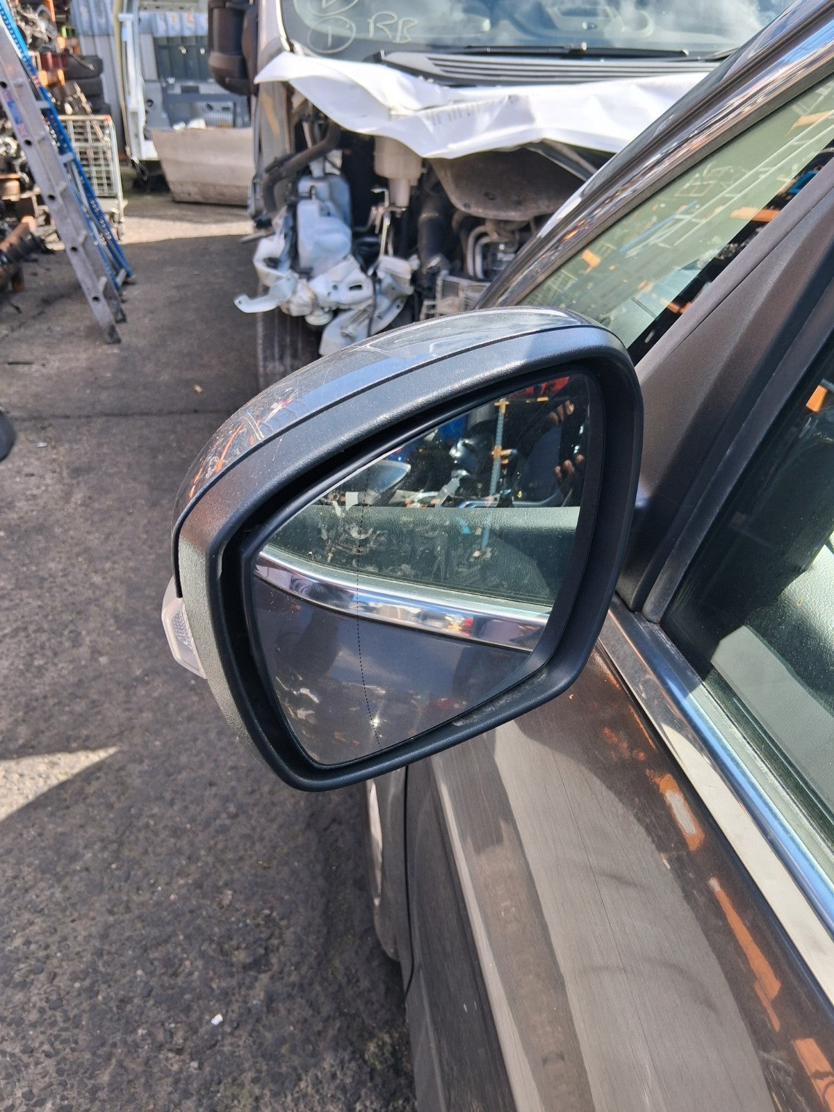 2017 FORD S MAX MK2 NSF PASSENGER SIDE FRONT LEFT POWER FOLD WING MIRROR