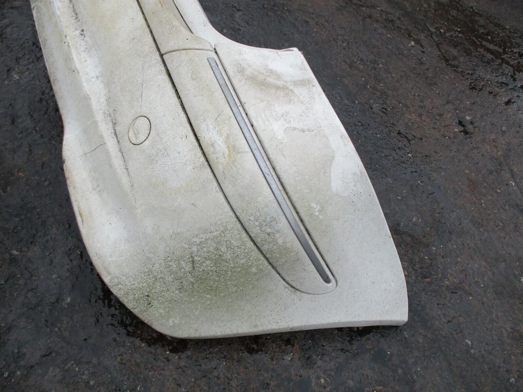 MERCEDES BENZ A CLASS 2002 COMPLETE REAR BACK BUMPER TRIM STRIP WHITE 1688852625