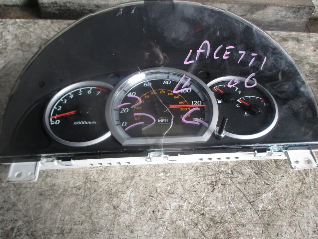 CHEVROLET LACETTI 2006 1.6 PETROL AUTO SPEEDO SPEEDOMETER INSTRUMENT CLUSTER