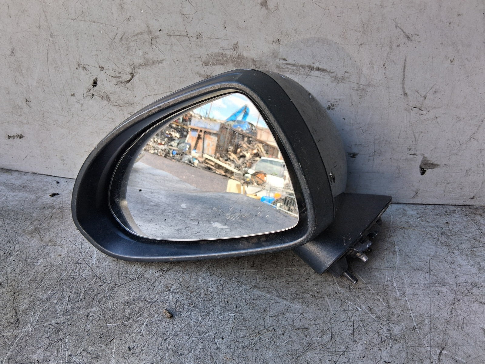 2015 VAUXHALL CORSA E NSF PASSENGER SIDE FRONT LEFT WING MIRROR BLACK 468435664