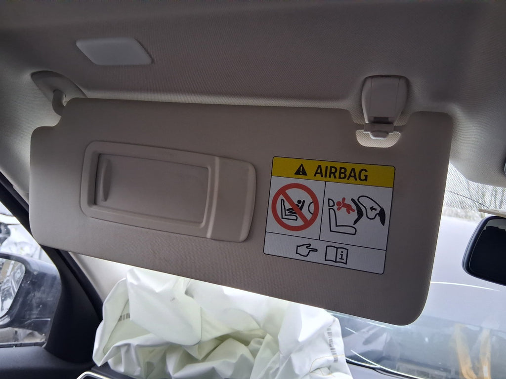 BMW 3 SERIES G20 2019 NSF PASSENGER SIDE FRONT SUN VISOR SHADE