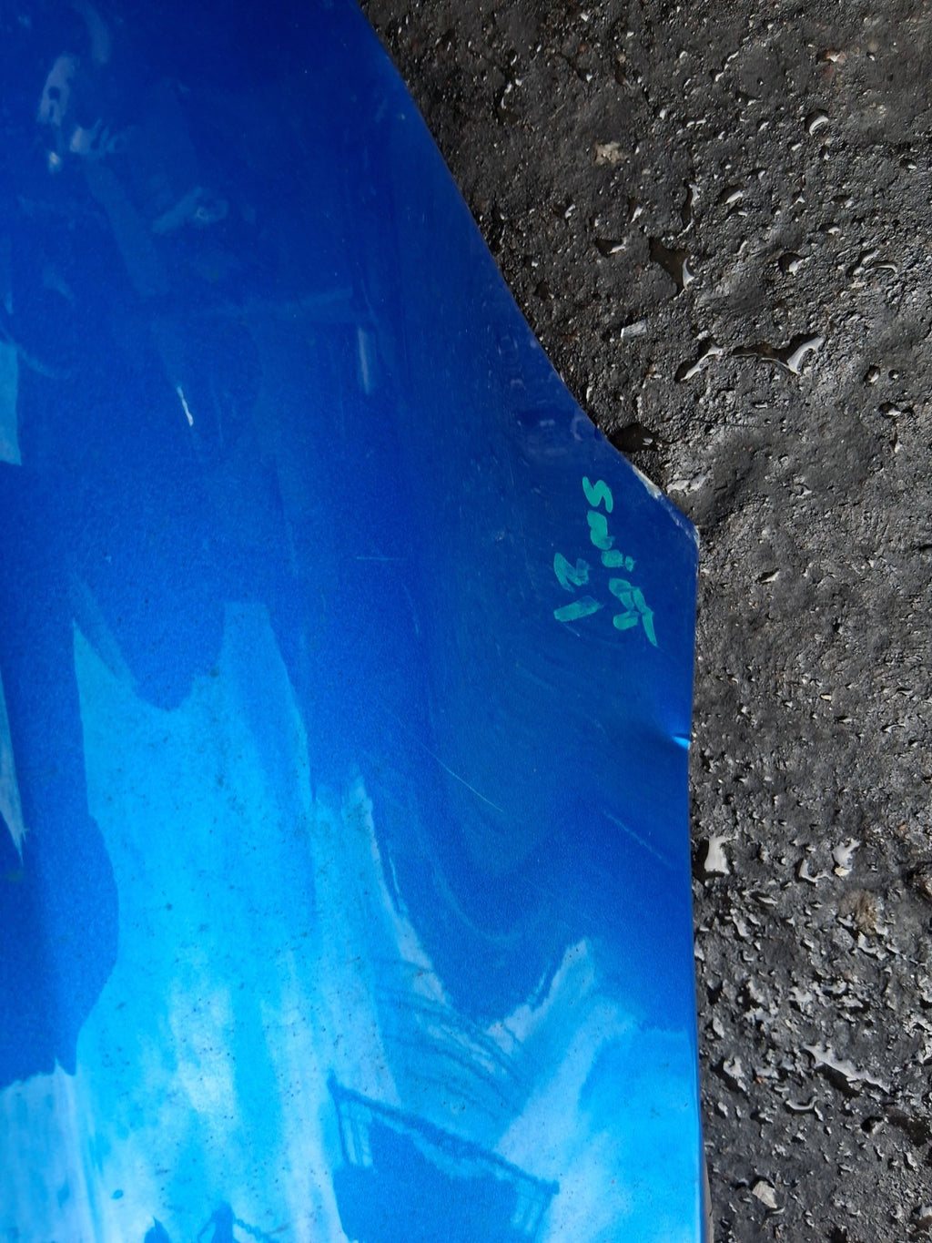 2021 SUZUKI SWIFT A2L MK4 NSF PASSENGER SIDE FRONT WING PANEL SPEEDY BLUE ZWG