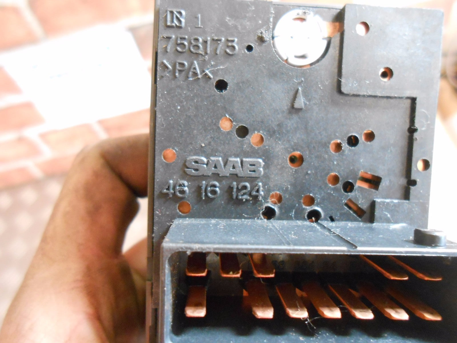 SAAB 95 9-5 1998 HEADLIGHT SIDELIGHT CLOCK DIMMING CONTROL SWITCH 4616124