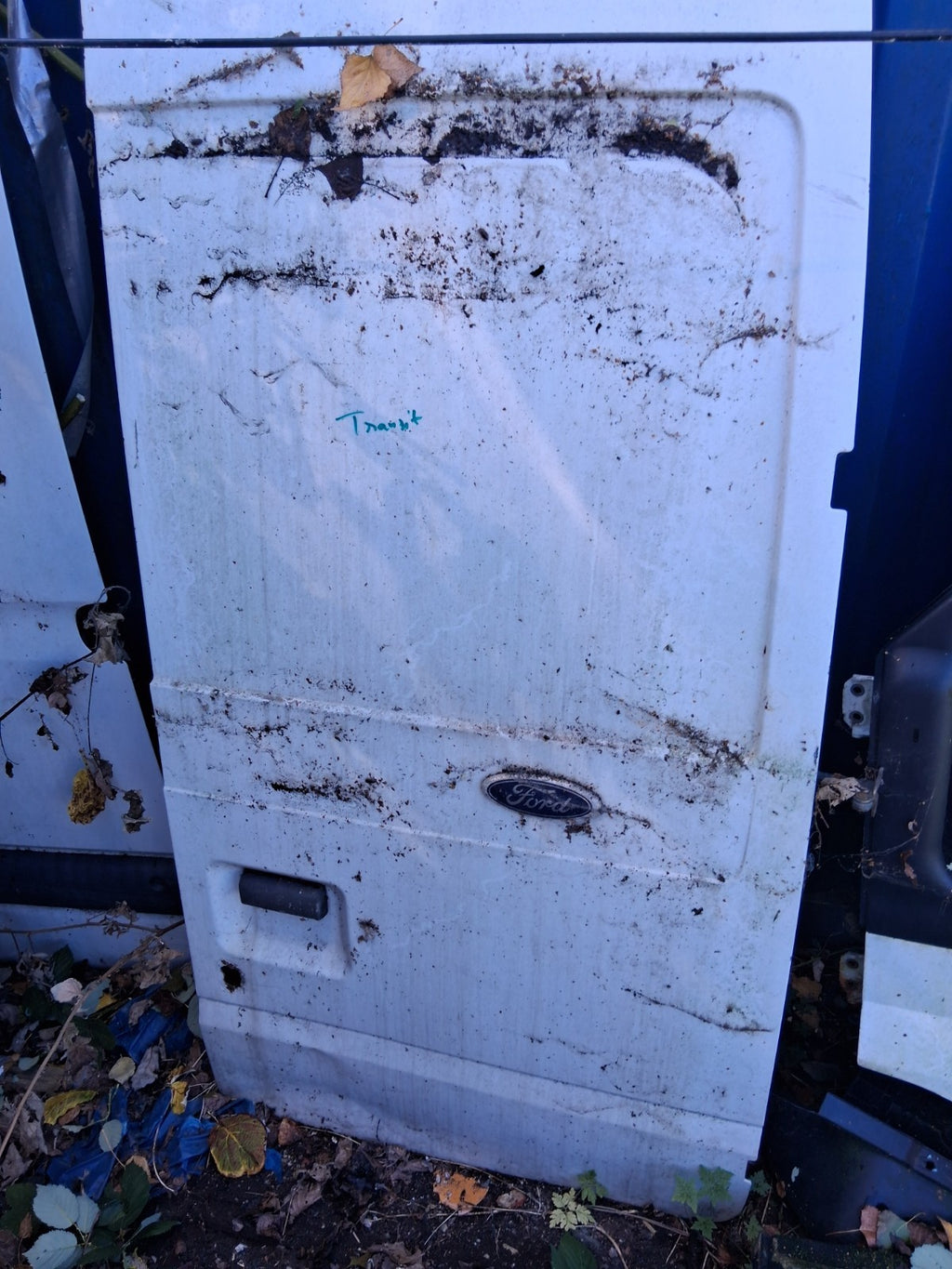FORD TRANSIT MK6 OSR DRIVER SIDE REAR DOOR WHITE REAR RIGHT