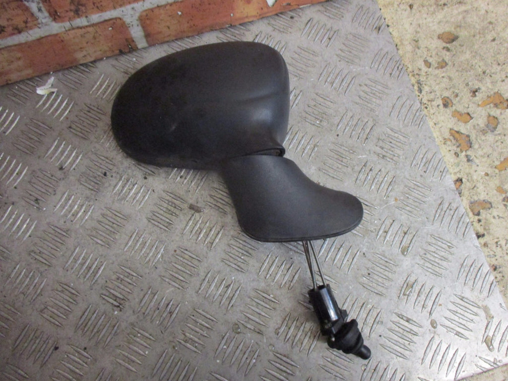 DAEWOO MATIZ KLYA 2002 OS DRIVER SIDE MANUAL DOOR WING MIRROR BLACK PLASTIC