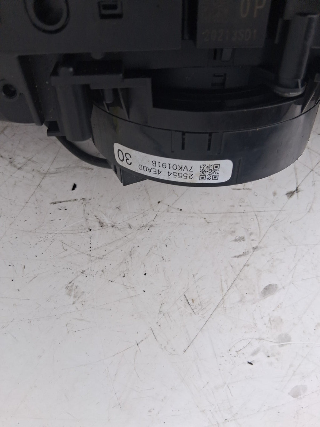 2020 NISSAN QASHQAI  INDICATOR WIPER SWITCH STALK SQUIB RING 255544EA0D