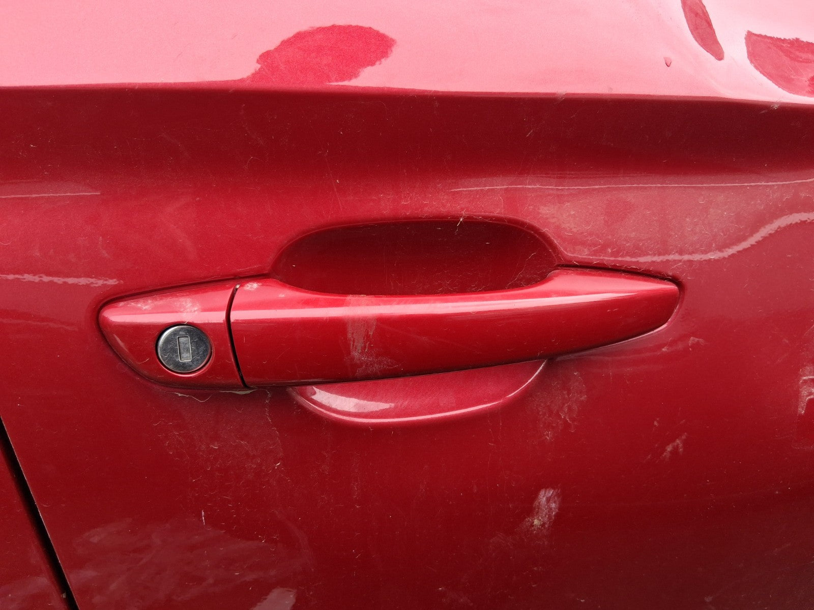 2020 VAUXHALL CORSA F HATCH OSF DRIVER SIDE FRONT EXTERIOR DOOR HANDLE RED