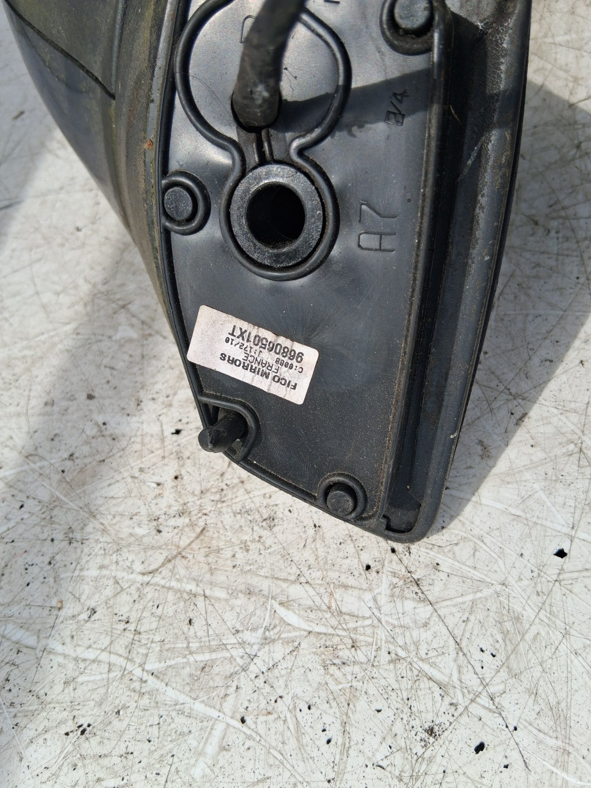 2010 PEUGEOT 207 OSF DRIVER SIDE FRONT RIGHT WING MIRROR 96806501XT