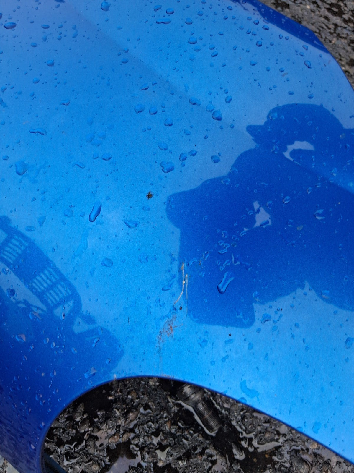 2006 CITROEN C3 PLURIEL NSF PASSENGER SIDE FRONT LEFT WING PANEL BLUE