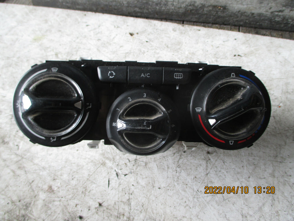 PEUGEOT 208 2016 HEATER AC CLIMATE CONTROL SWITCH PANEL 96722483ZD