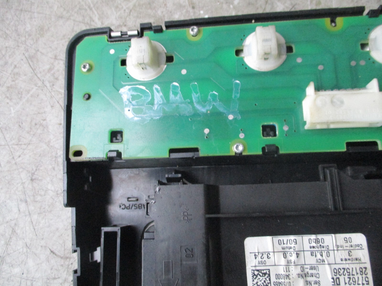 2015 BMW 3 SERIES E90 INTERIOR ROOF READING COURTESY LIGHT 68296 0 06