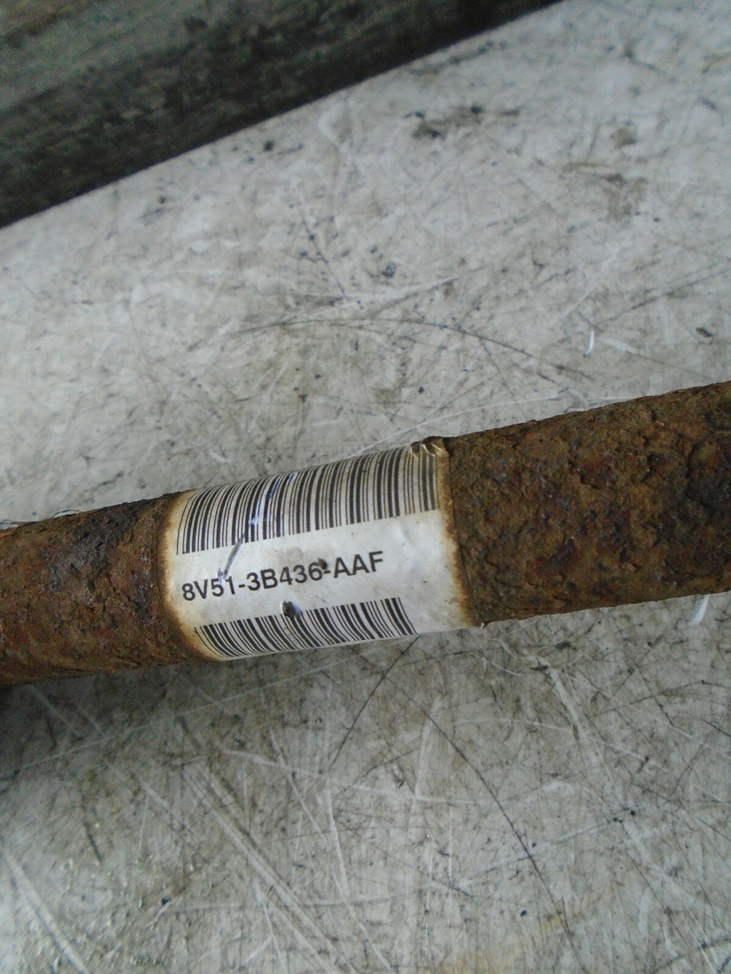 FORD FEISTA MK7 1.2 PETROL MANUAL DRIVER SIDE DRIVESHAFT 8V513B436AAF