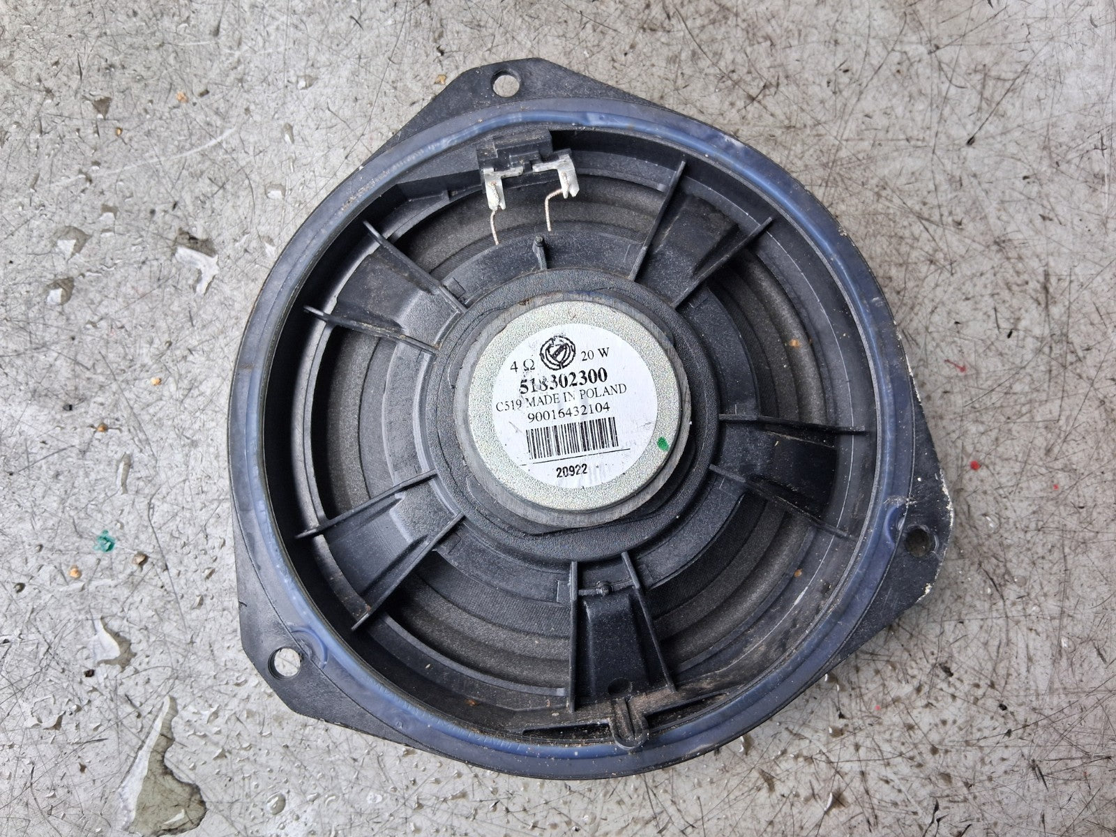 2023 VAUXHALL MOVANO C MK3 NSF PASSENGER SIDE FRONT LEFT DOOR SPEAKER 518302300
