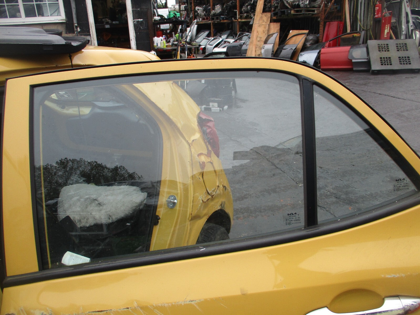 2023 KIA PICANTO MK3 JA NSR PASSENGER SIDE REAR WINDOW GLASS