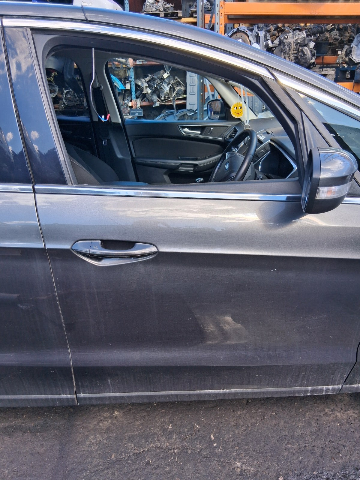 2017 FORD S MAX MK2 OSF DRIVER SIDE FRONT RIGHT BARE DOOR GREY