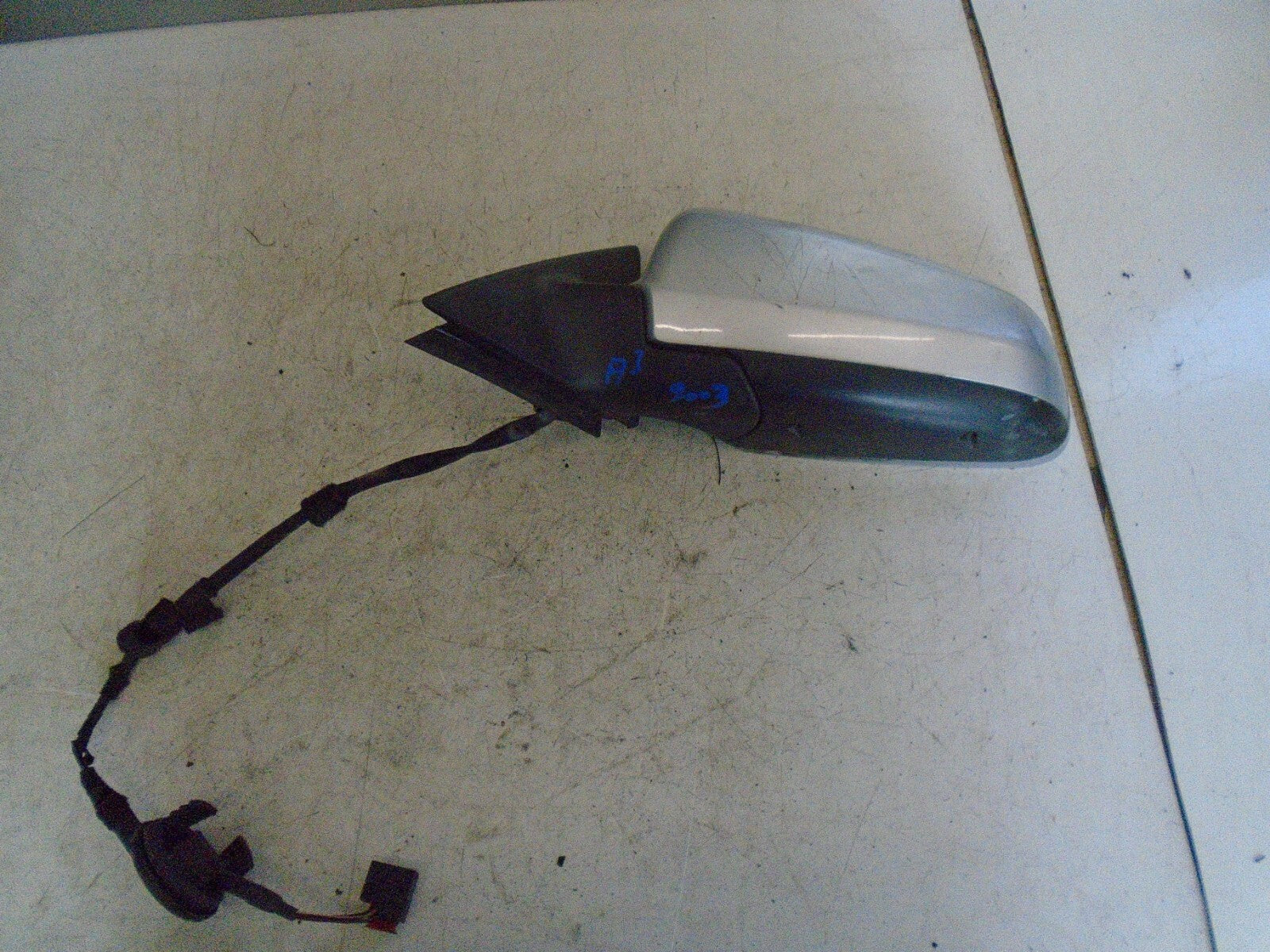 AUDI A3 8P 2003 NS FRONT PASSENGER SIDE ELECTRONIC DOOR WING MIRROR RS0408503