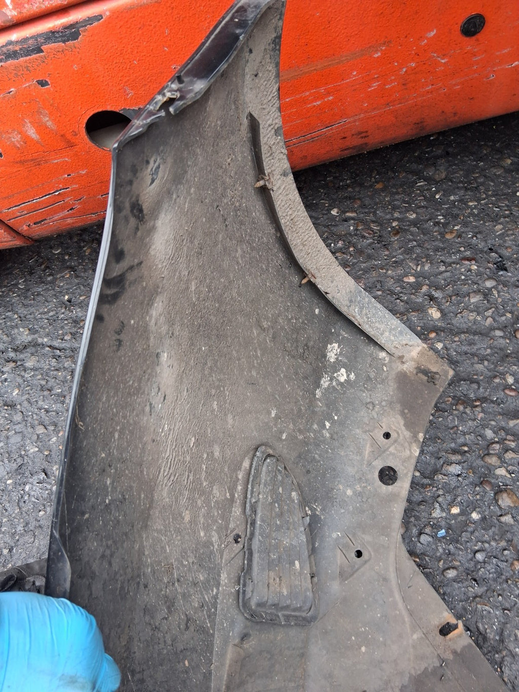2007 FIAT PUNTO MK3 3 DOOR FRONT COMPLETE BUMPER BLACK