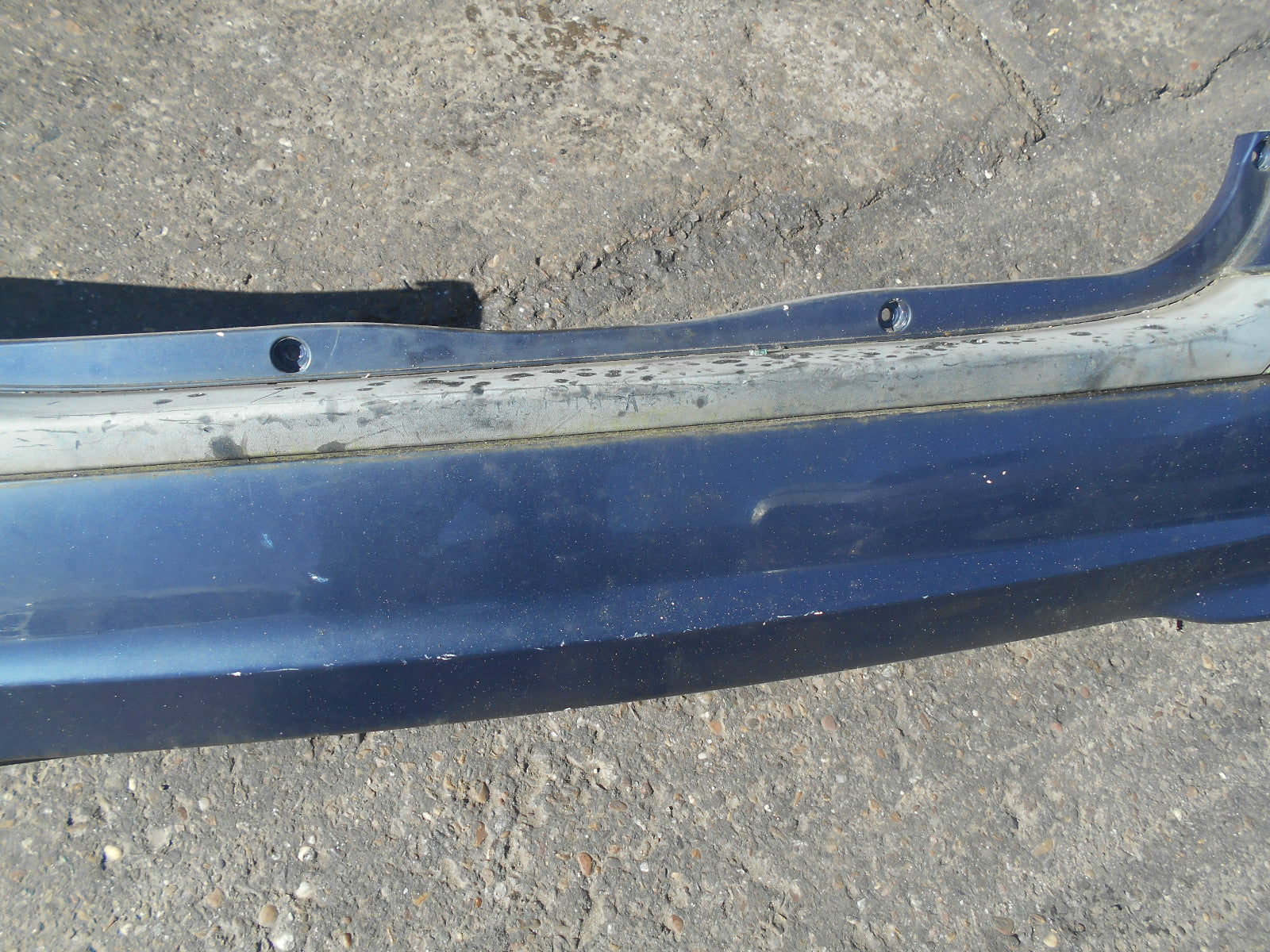MERCEDES A CLASS W168 2004 REAR BACK PLASTIC BUMPER BLUE