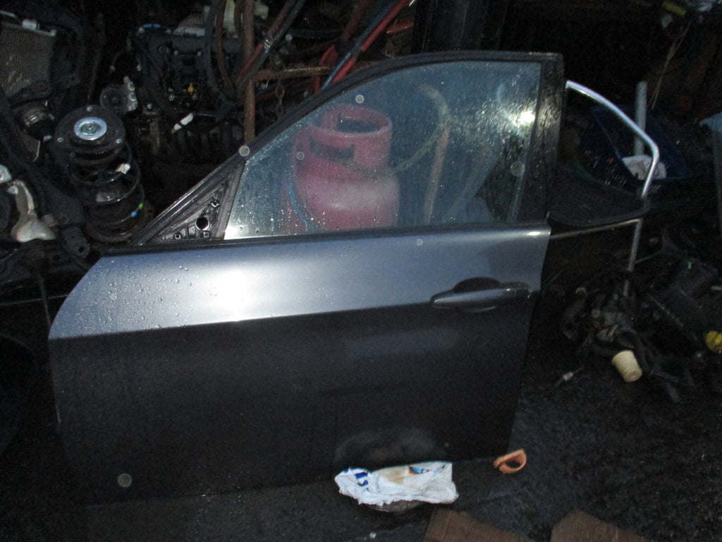 2009 BMW 3 SERIES E90 NSR PASSENGER SIDE REAR COMPLETE DOOR GREY