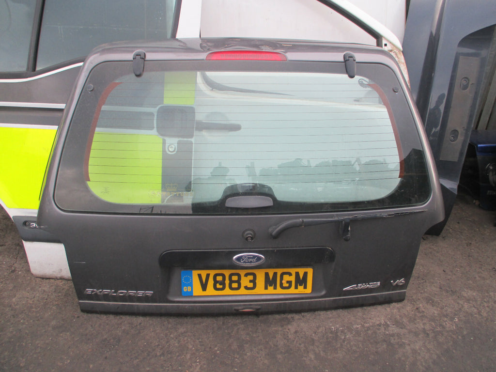 FORD EXPLORER 2000 REAR COMPLETE TAILGATE BOOTLID  PLATINUM METALLIC