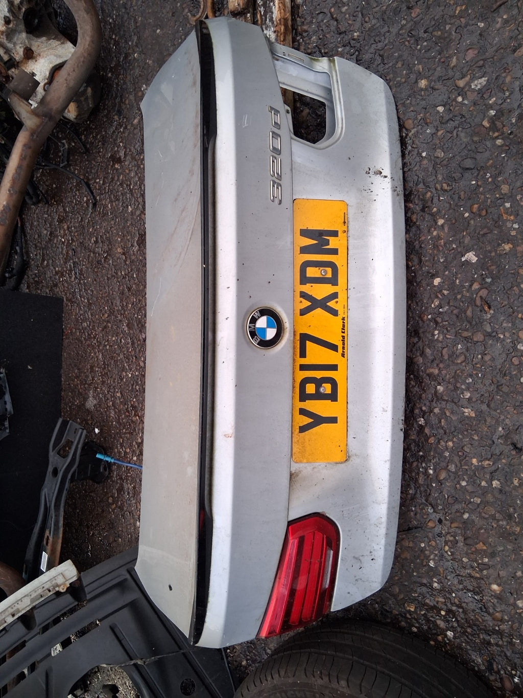 2017 BMW 3 SERIES F30 SALOON BARE TAILGATE BOOTLID SILVER
