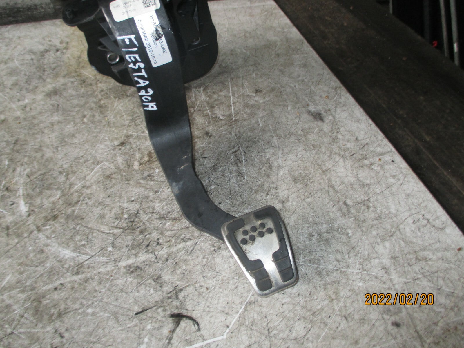 FORD ECOSPORT 2018 1.0 PETROL CLUTH PEDAL BOX H1BC7B633DAE