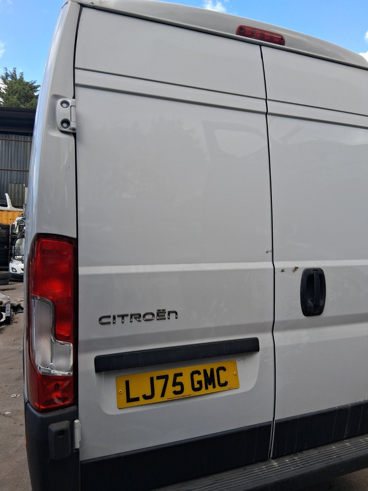 2025 CITROEN RELAY MK3 NSR PASSENGER SIDE REAR COMPLETE DOOR WHITE