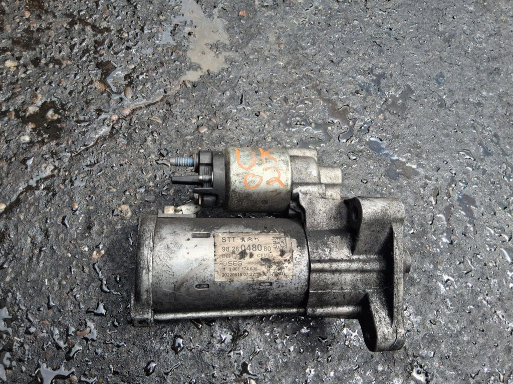 2021 PEUGEOT BOXER MK3 RELAY 2.2 HDI DIESEL STARTER MOTOR 9826048080