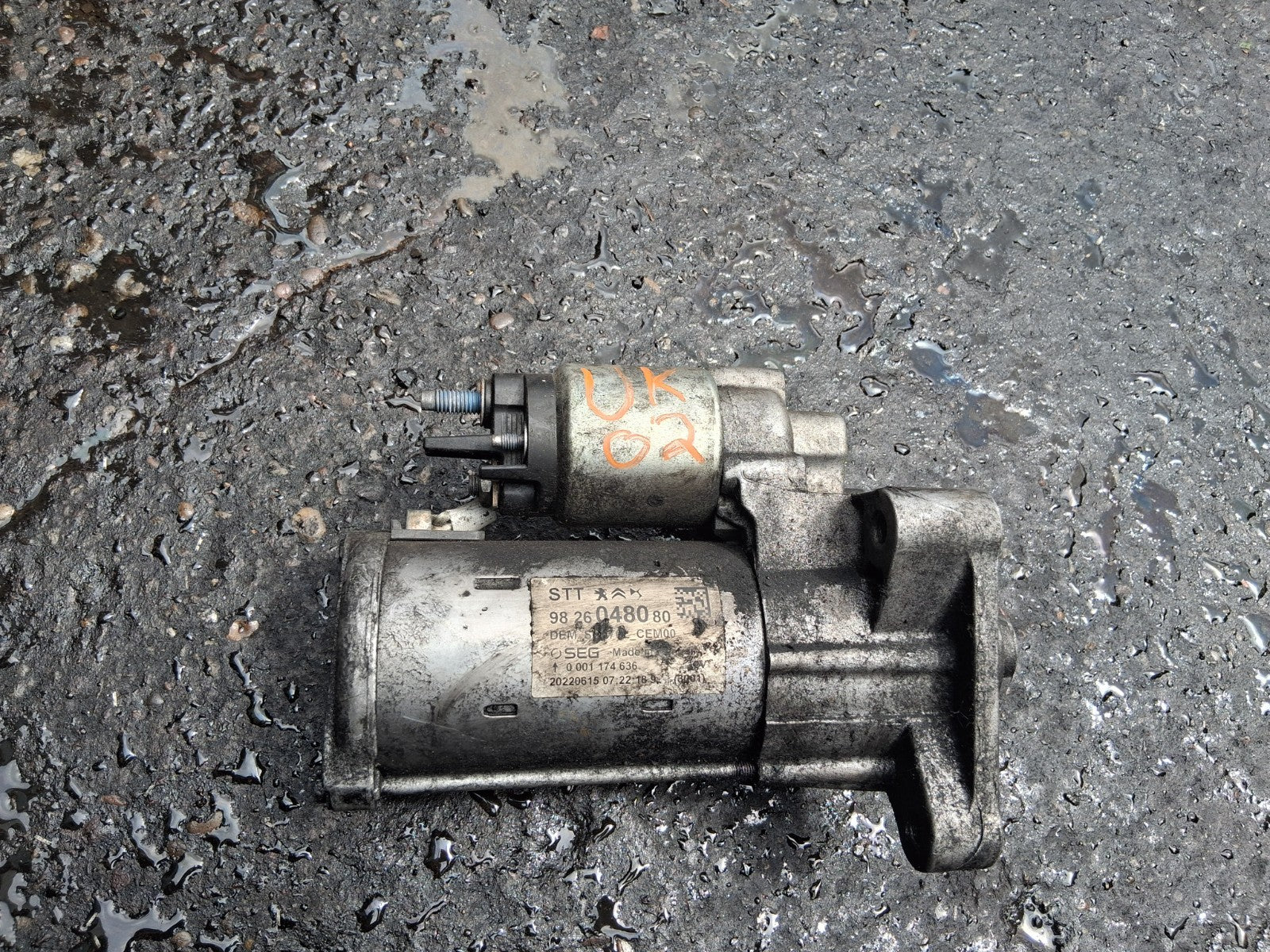 2021 PEUGEOT BOXER MK3 RELAY 2.2 HDI DIESEL STARTER MOTOR 9826048080