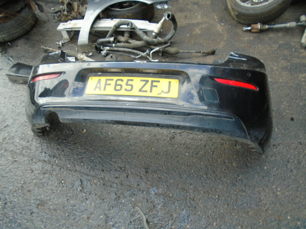 BMW 1 SERES F20 2015 LCI FACELIFT REAR BUMPER BLACK DAMAGED