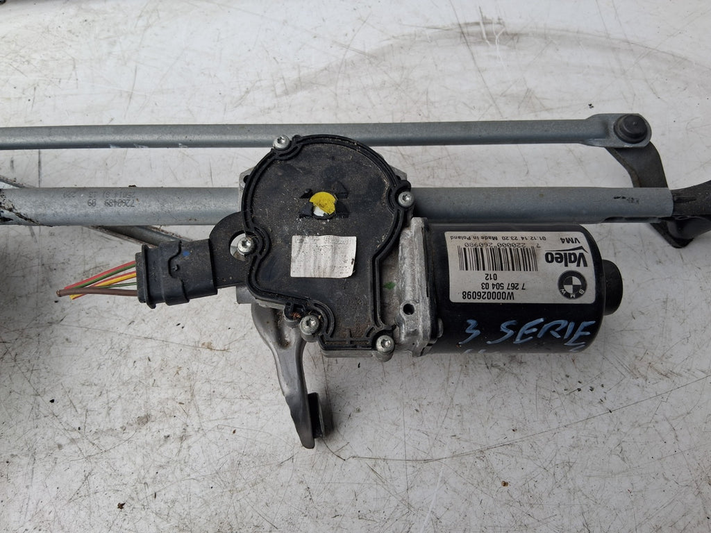 2014 BMW 3 SERIES F31 F30 FRONT WIPER MOTOR LINKAGES 7267504