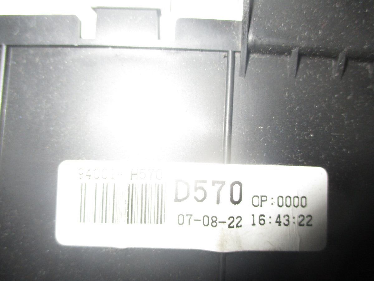 KIA CEED 2008 SPEEDOMETER INSTRUMENT CLUSTER 94001H570