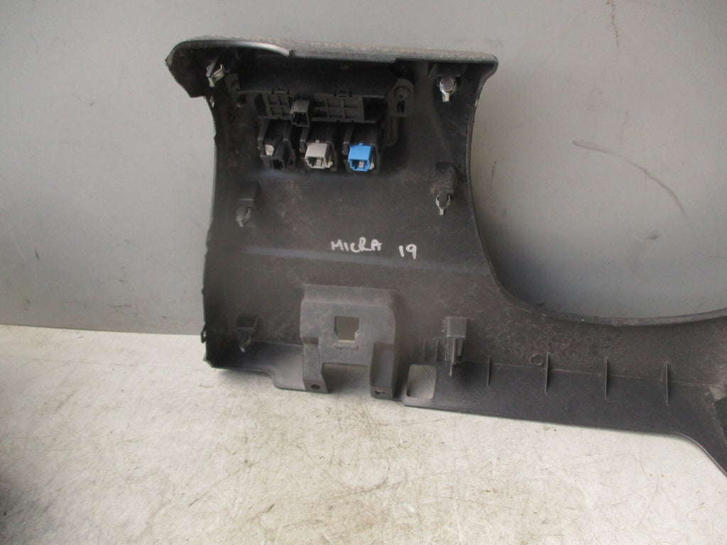 2019 NISSAN MICRA K14 MK5 DRIVER SIDE LOWER DASHBOARD SWITCHES & TRIM 681065FF