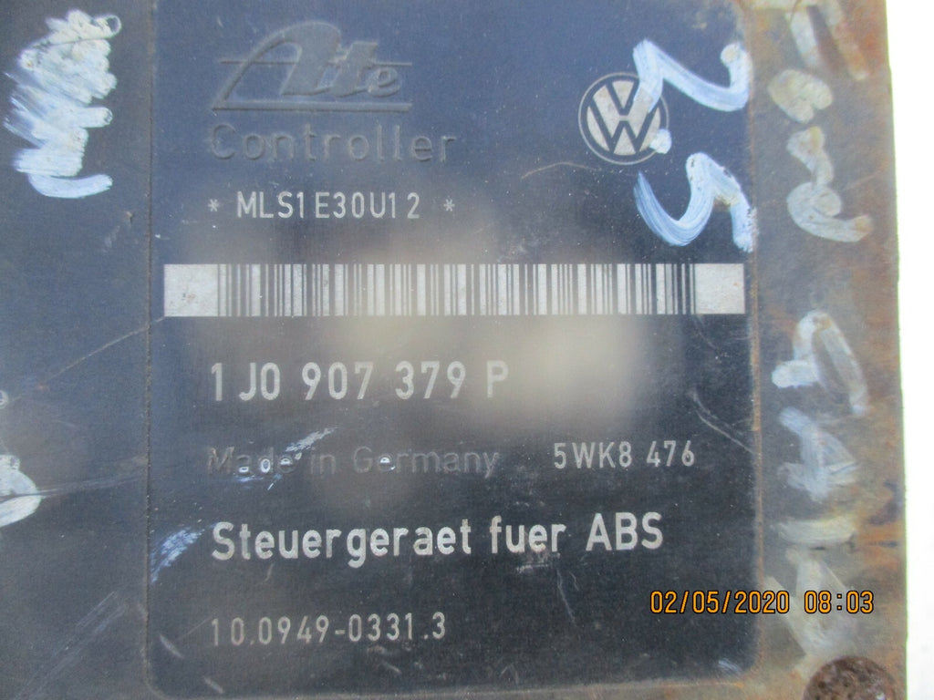 VW VOLKSWAGEN SHARAN 2002 1.9 TDI ABS PUMP MODULE 1J0907379P