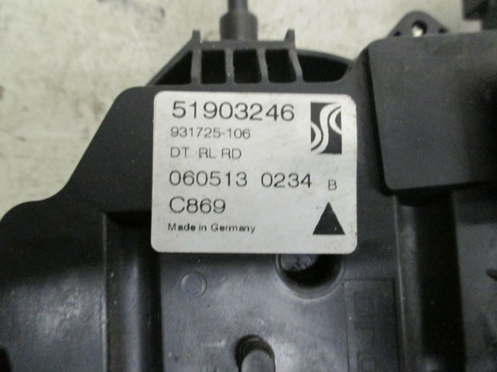 FIAT PUNTO 2012 MK3 NSF FRONT PASSENGER SIDE DOOR LOCK MECHANISM 51903246