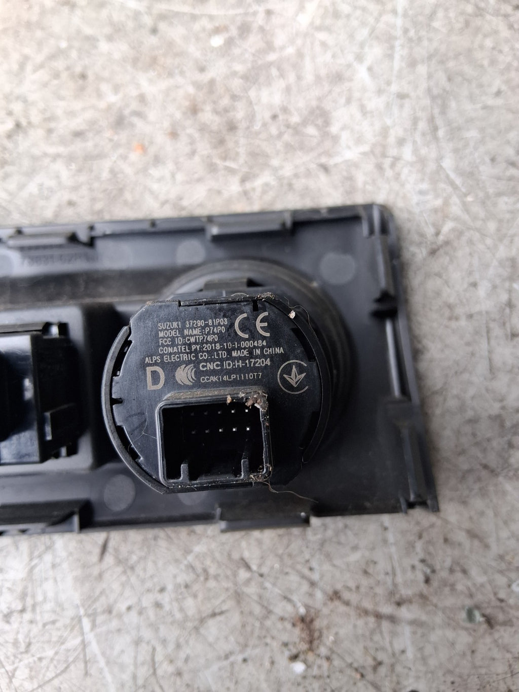 2022 SUZUKI IGNIS START STOP BUTTON SWITCH 37290-81P03