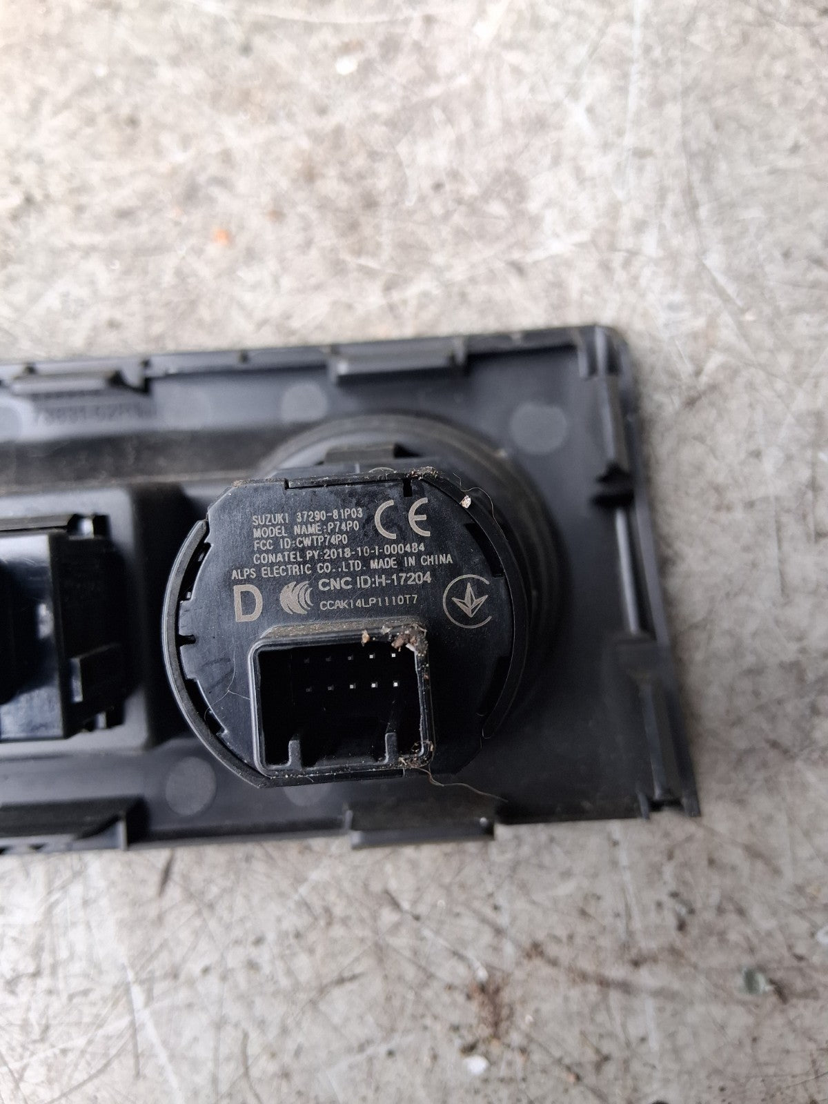 2022 SUZUKI IGNIS START STOP BUTTON SWITCH 37290-81P03