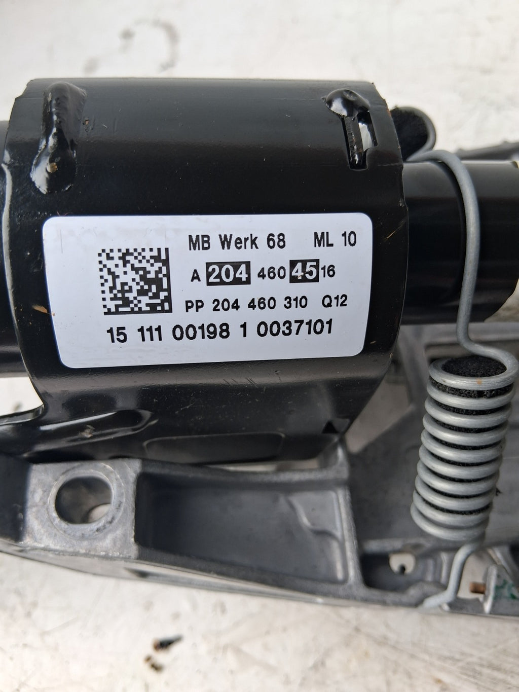 2014 MERCEDES BENZ W204 C CLASS STEERING COLUMN A2044604516