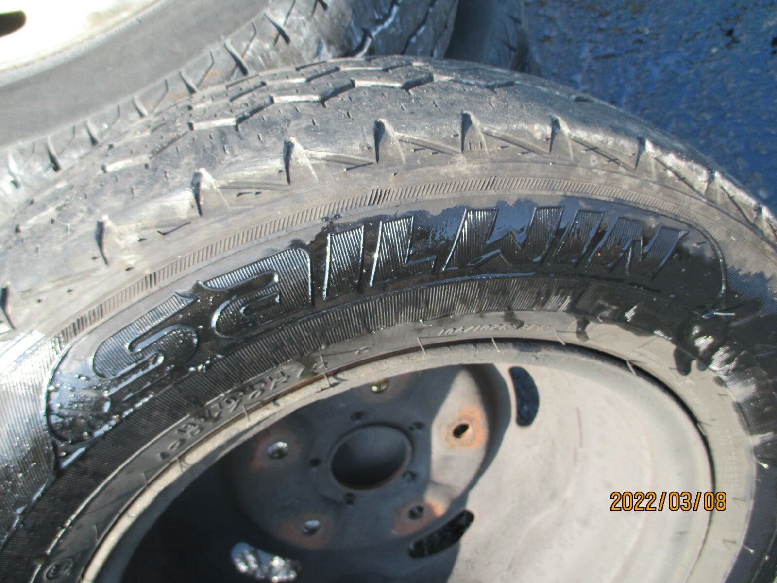 FORD TRANSIT MK7 2011 15 INCH STEEL WHEEL & TYRE 195/70R15 SAILWIN