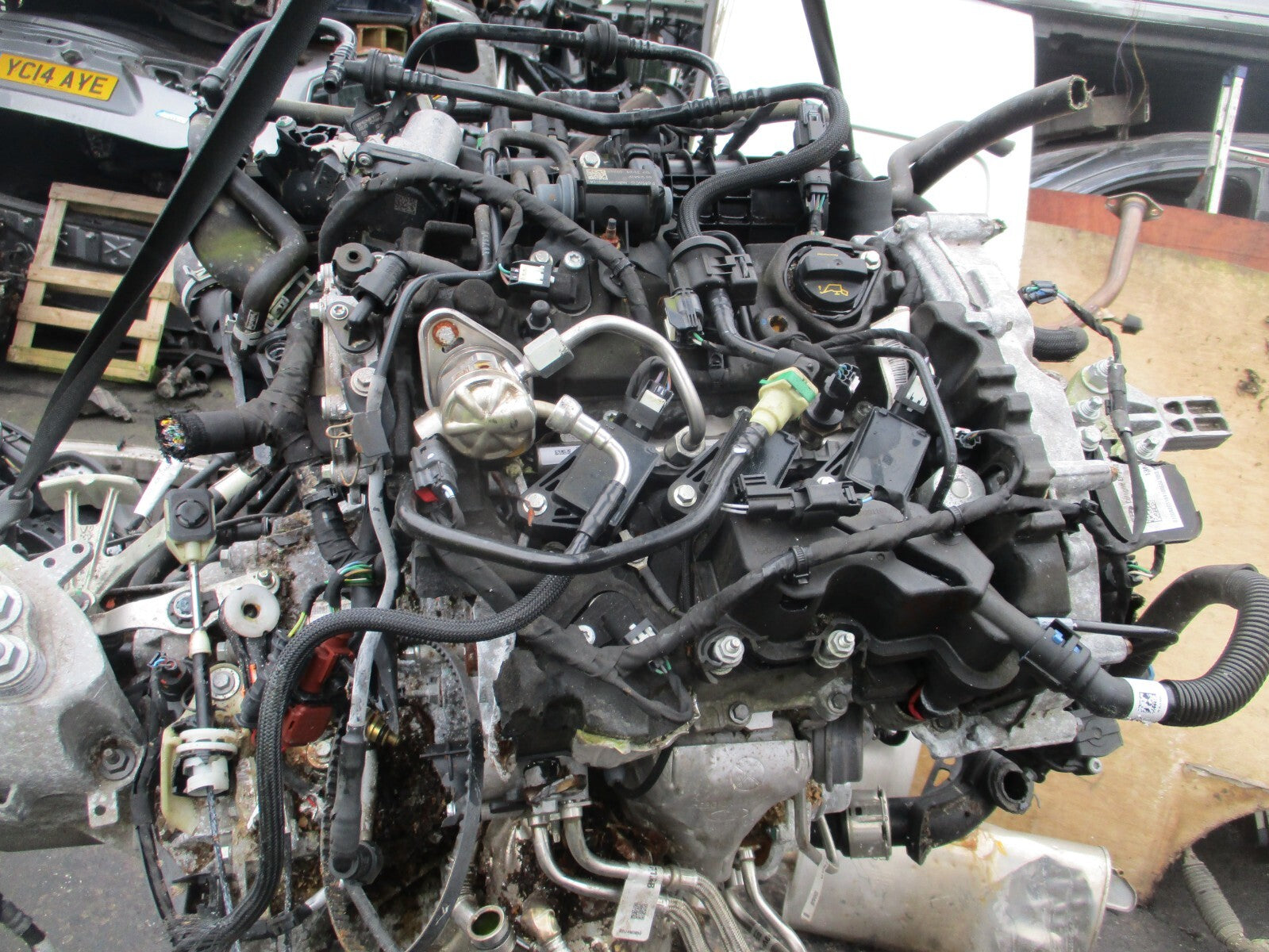 2021 FORD FIESTA MK8 1.0 PETROL ECOBOOST BARE ENGINE SPARES OR REPAIRS B7JB